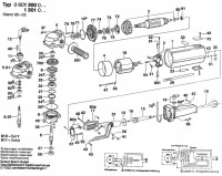 Bosch 0 601 301 041 USW(J)77..S 3 Angle Grinder 110 V / GB Spare Parts USW(J)77..S3